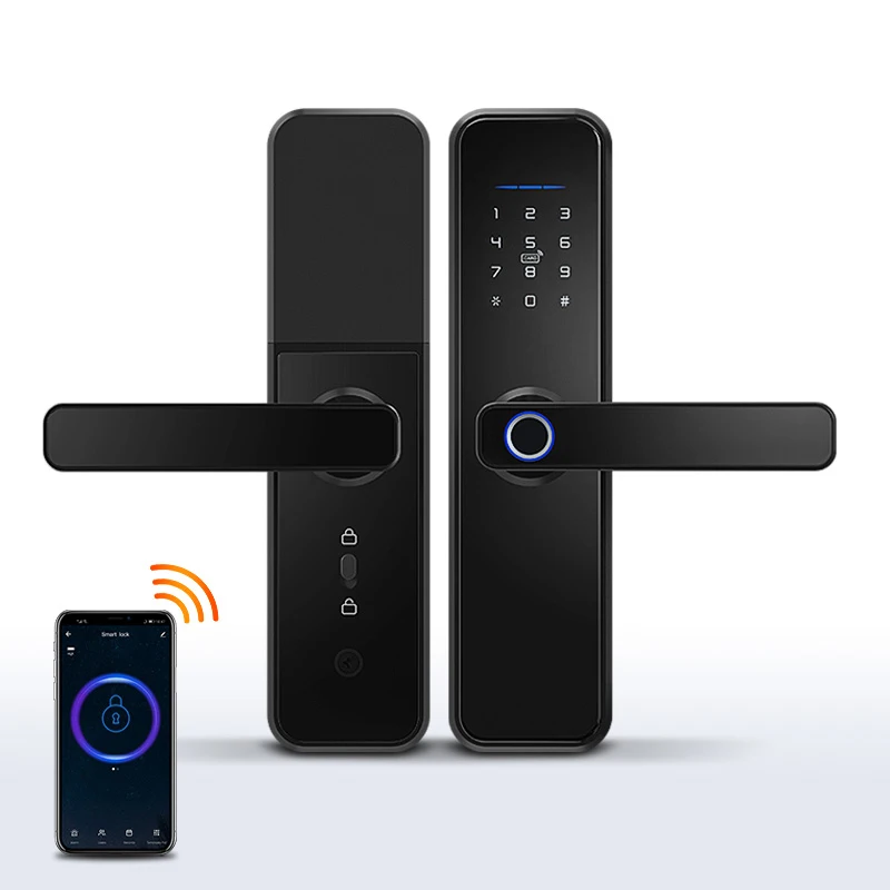 Tuya smart Home Lock Waterproof Fingerprint Lock Wifi Fechadura Eletronica Digital Door Lock Smart Lock Password RFIDcard Unlock
Tuya smart Home Lock Waterproof Fingerprint Lock Wifi Fechadura Eletronica Digital Door Lock Smart Lock Password RFIDcard Unlock