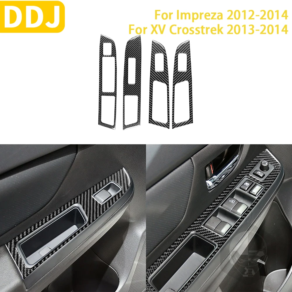For Subaru Impreza 2012-2014 For XV Crosstrek 2013-2014 Car Accessories Carbon Fiber Interior Door Lift Panel Trim Sticker 
For Subaru Impreza 2012-2014 For XV Crosstrek 2013-2014 Car Accessories Carbon Fiber Interior Door Lift Panel Trim Sticker