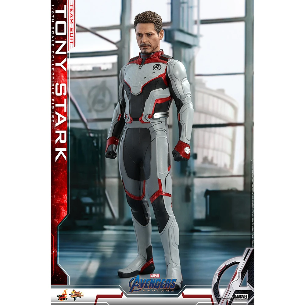 

HotToys 1/6 MMS537 Tony Stark Team Suit Iron Man Avengers: Endgame Marvel Original Collectible Figure Anime Action Model Toys