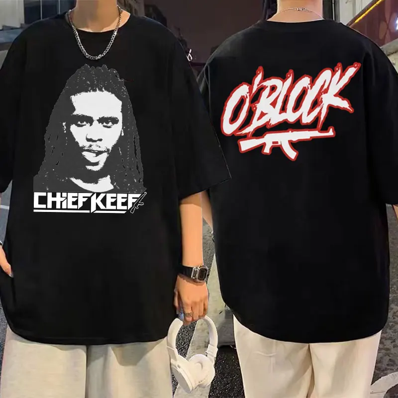Chief Keef Hip Hop Fashion Men Women Black T-shirts O Block Ak47 Tshirt Summer Unisex Harajuku Plus Size Tee Short Sleeve Tops
Chief Keef Hip Hop Fashion Men Women Black T-shirts O Block Ak47 Tshirt Summer Unisex Harajuku Plus Size Tee Short Sleeve Tops