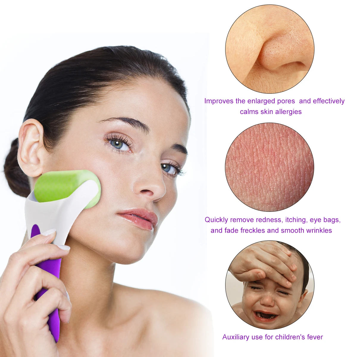 2IN1 Ice Roller Stainless Steel Roller Facial Body Cooling Therapy Skin Massager 2IN1 2IN1
2IN1 Ice Roller Stainless Steel Roller Facial Body Cooling Therapy Skin Massager 2IN1 2IN1