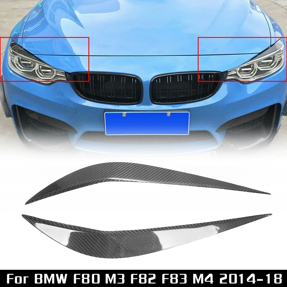 2Pcs Headlight Eye Lid Eyebrow Cover For BMW F80 M3 F82 F83 M4 14-18 Carbon Fiber Headlight Eye Lid Cover Car Accessories
2Pcs Headlight Eye Lid Eyebrow Cover For BMW F80 M3 F82 F83 M4 14-18 Carbon Fiber Headlight Eye Lid Cover Car Accessories