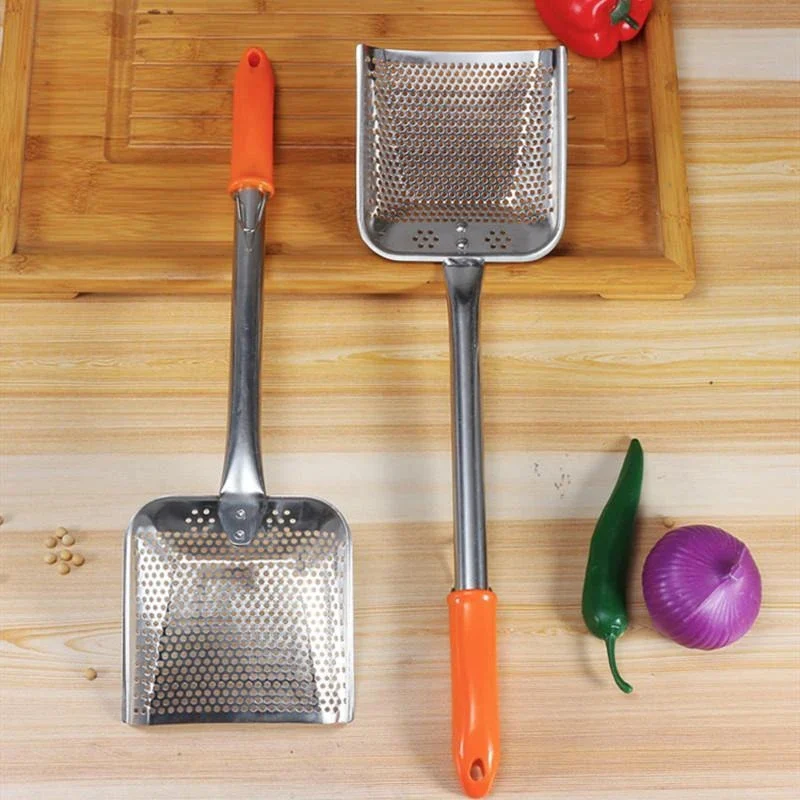 Frying Oil Spill Shovel Skimming Spoon Square Stainless Steel Skimmer For Kitchen Deep Fryer Pasta Spaghetti Noodle Kitchen Acce
Frying Oil Spill Shovel Skimming Spoon Square Stainless Steel Skimmer For Kitchen Deep Fryer Pasta Spaghetti Noodle Kitchen Acce