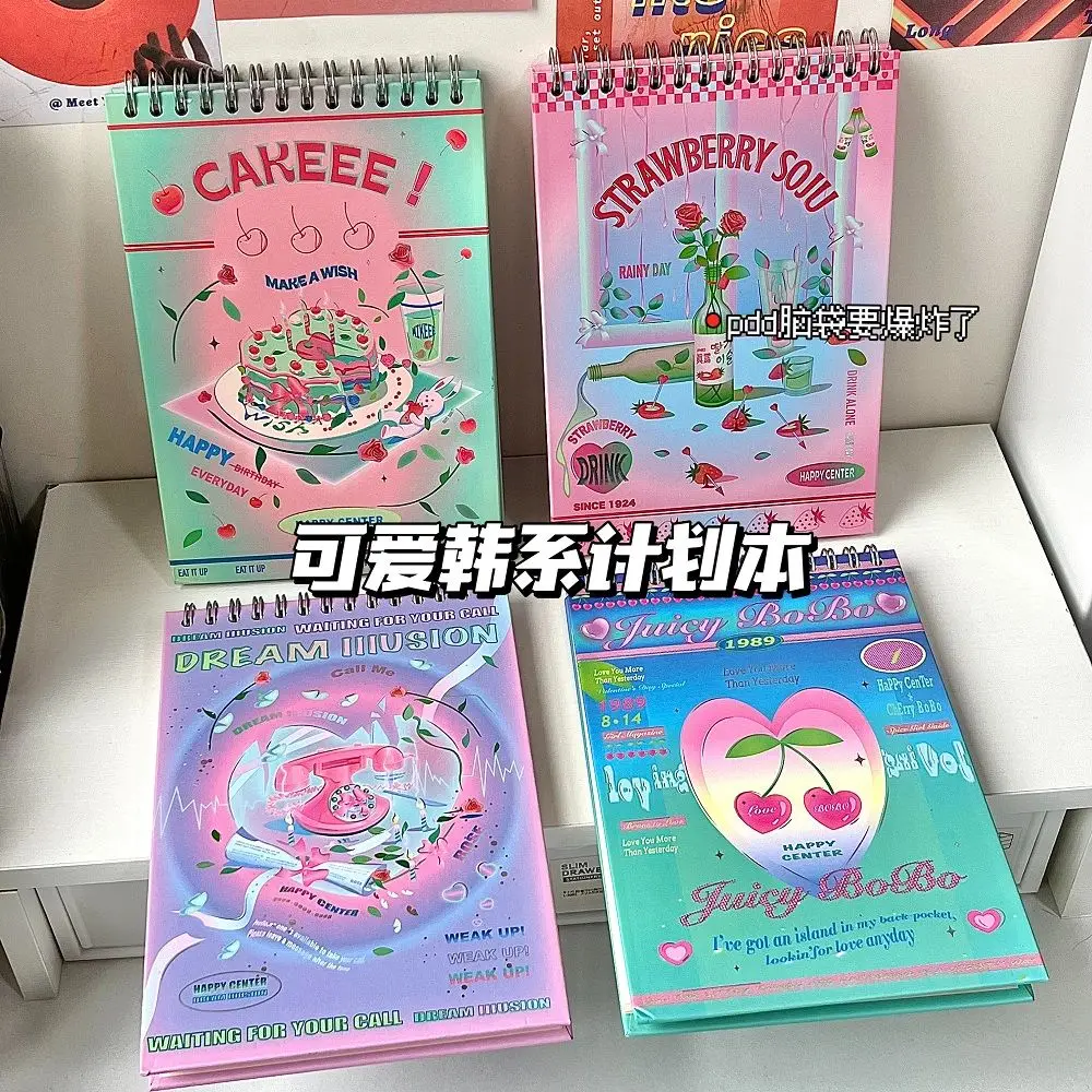 ins sweetheart Korean plan series coil plan this student cute high-value time management schedule book
ins sweetheart Korean plan series coil plan this student cute high-value time management schedule book