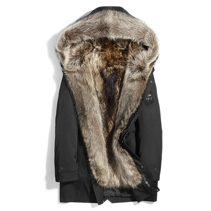Hombre High quality Parka Real Raccoon Coat Male Winter Jacket Men 100% Rex Rabbit Fur Sleeves Long Clothes 2023 Chaqueta
Hombre High quality Parka Real Raccoon Coat Male Winter Jacket Men 100% Rex Rabbit Fur Sleeves Long Clothes 2023 Chaqueta