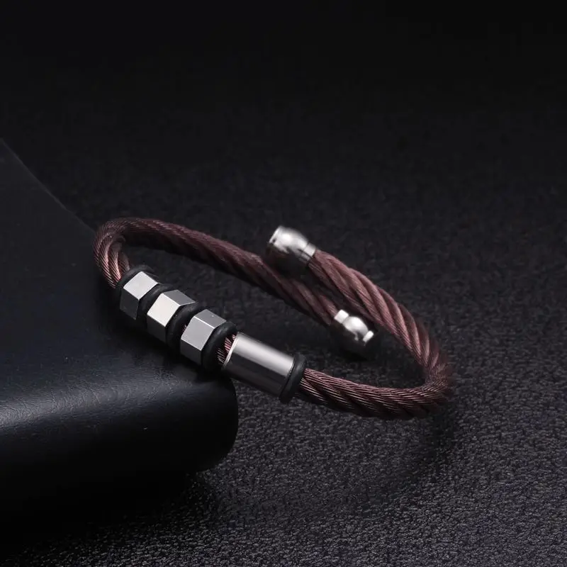 High quality Charm Strand Beads Bangles Men Women Stainless Steel Chain Link Cuff Sporty Bracelets Jewelry
High quality Charm Strand Beads Bangles Men Women Stainless Steel Chain Link Cuff Sporty Bracelets Jewelry
