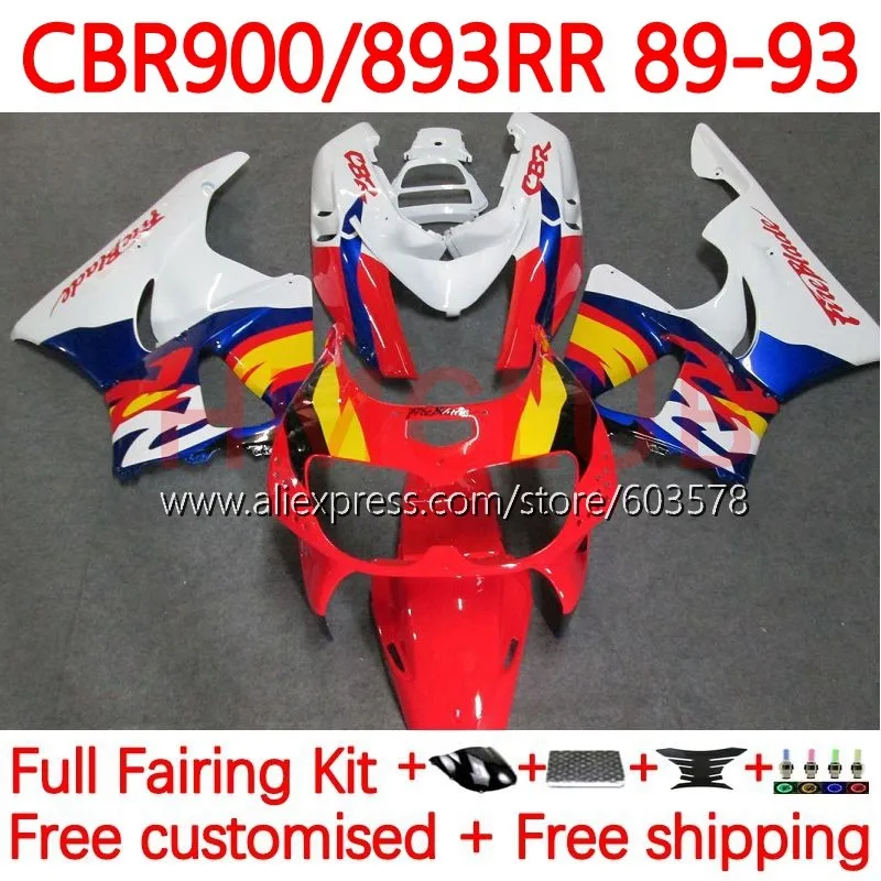 Body For HONDA CBR893RR CBR 893RR CBR900 CBR893 RR 1989 1990 1991 1992 1993 CBR900RR 89 90 91 92 93 Fairing 119No.20 red stock
Body For HONDA CBR893RR CBR 893RR CBR900 CBR893 RR 1989 1990 1991 1992 1993 CBR900RR 89 90 91 92 93 Fairing 119No.20 red stock