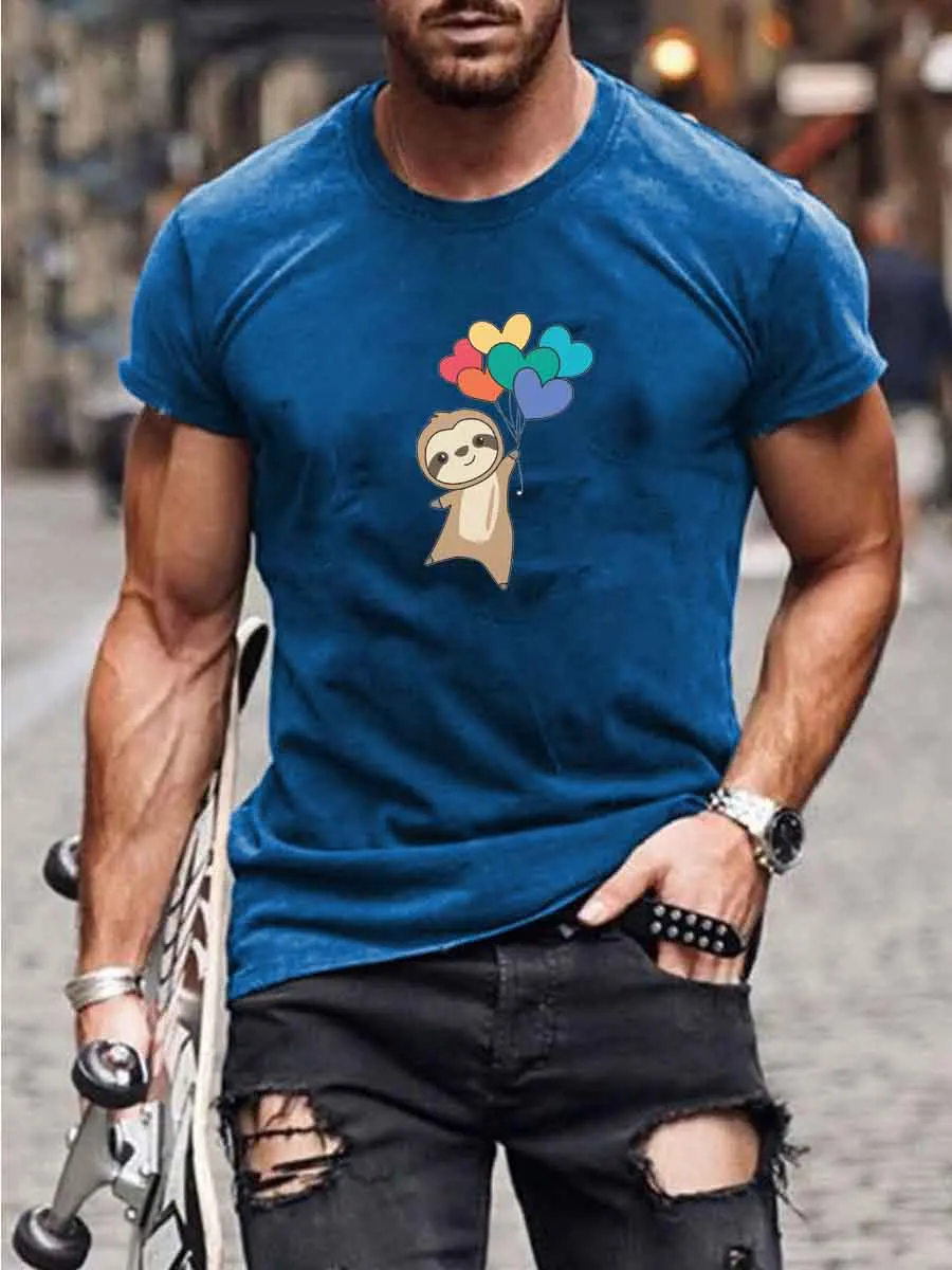 Мужская футболка с коротким рукавом и круглым вырезом, с 3D-принтом
Мужская футболка с коротким рукавом и круглым вырезом, с 3D-принтом