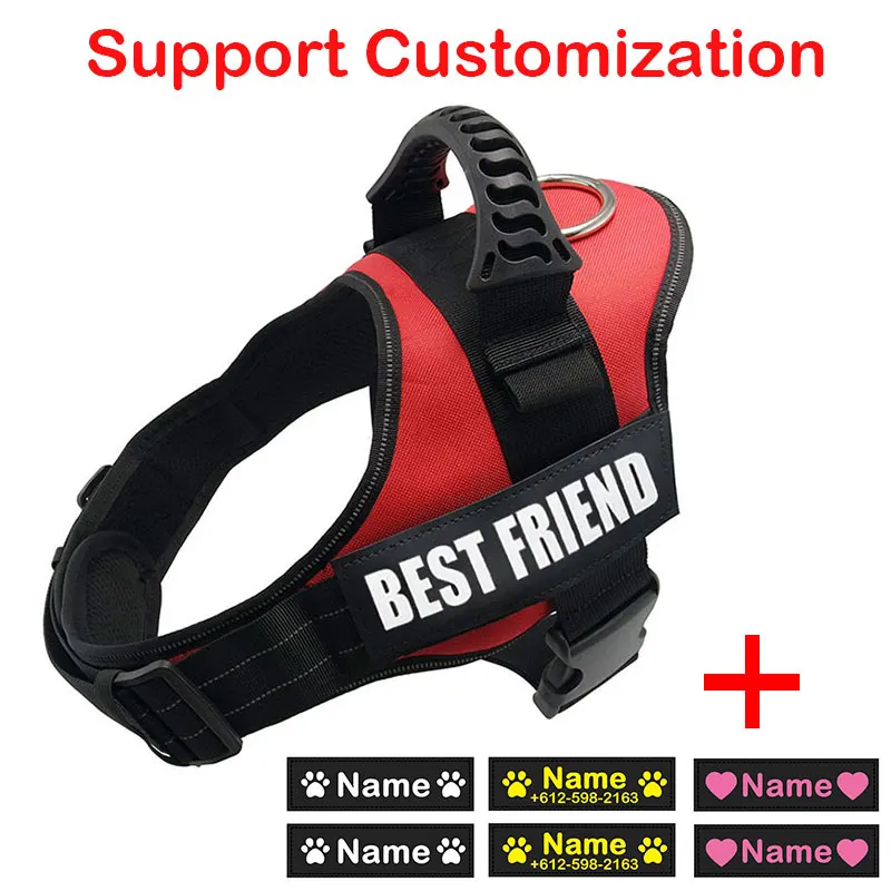 Dog Harness Dog ID Tag Custom Dog Harness K9 Dog Name Collar Vest Custom Label Reflective Dog Name Tag Label Pet Supplies
Dog Harness Dog ID Tag Custom Dog Harness K9 Dog Name Collar Vest Custom Label Reflective Dog Name Tag Label Pet Supplies
