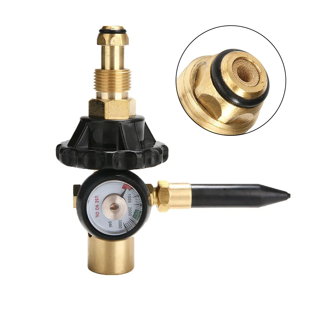 G5/8 / CGA580 Helium Balloon Regulator Inflator For Latex Balloons For Helium Tanks 0-3000 (PSI) Inflator Regulator Air Tools
G5/8 / CGA580 Helium Balloon Regulator Inflator For Latex Balloons For Helium Tanks 0-3000 (PSI) Inflator Regulator Air Tools