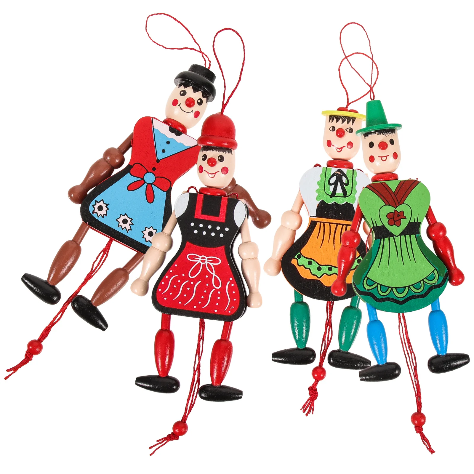 Wood Puppets Toys Margaretha Wood Hanging String Puppet Toys with Movable Hands and Feet for Parent Child Interactive Toys 4pcs
Wood Puppets Toys Margaretha Wood Hanging String Puppet Toys with Movable Hands and Feet for Parent Child Interactive Toys 4pcs