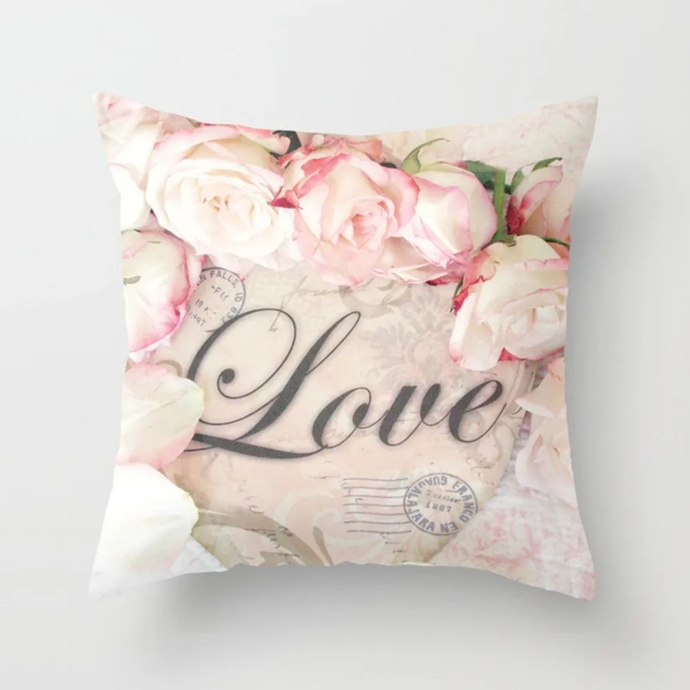 Cushion Cover Polyester Flower Love Pillowcase For Household Sofa Living Room Decorative Pillow Cover 45x45cm
Cushion Cover Polyester Flower Love Pillowcase For Household Sofa Living Room Decorative Pillow Cover 45x45cm
