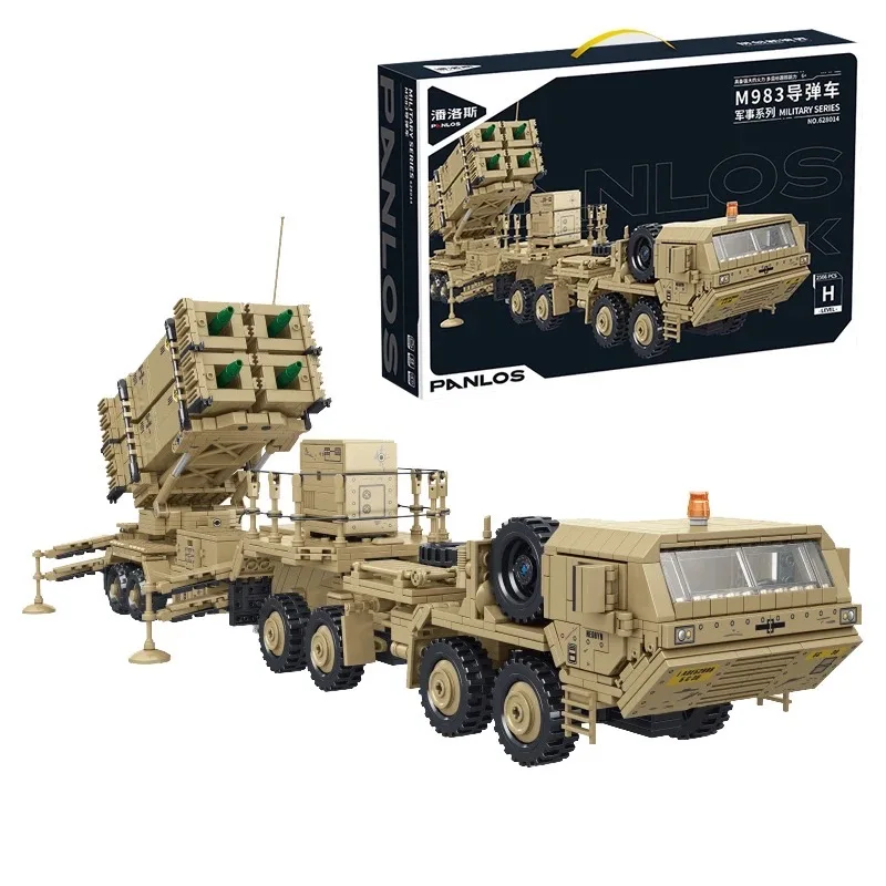 PANLOS Military M983 Missile Vehicle Building Blocks Model MOC Technical Trailer Car Bricks Toys for Children Gift Set
PANLOS Military M983 Missile Vehicle Building Blocks Model MOC Technical Trailer Car Bricks Toys for Children Gift Set