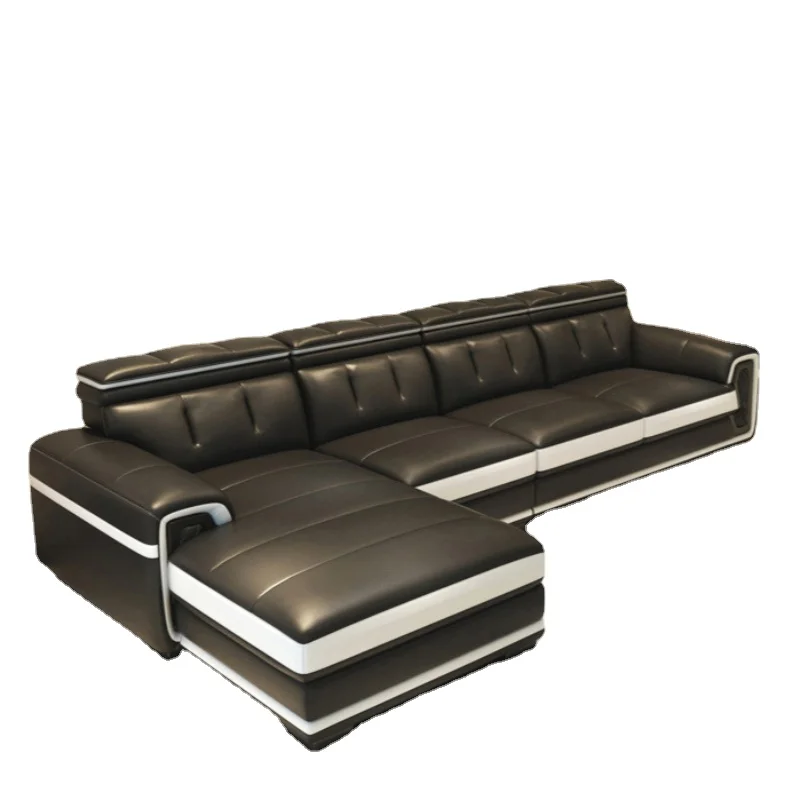 High quality modern leather sofa leather simple living room corner leather art sofa apartment combination leather sofa
High quality modern leather sofa leather simple living room corner leather art sofa apartment combination leather sofa