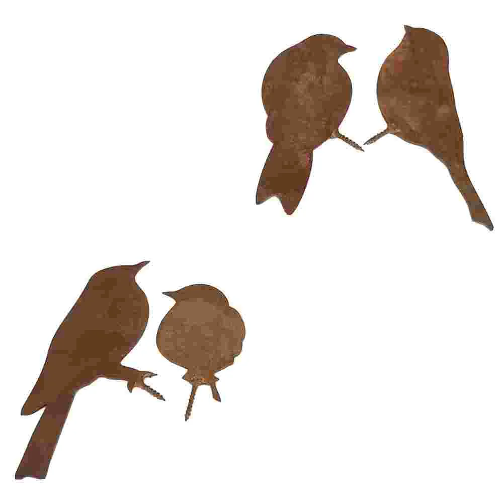 4Pcs Rusty Bird Silhouettes Birds Figures Garden Animal Rust Decorations with Screws
4Pcs Rusty Bird Silhouettes Birds Figures Garden Animal Rust Decorations with Screws