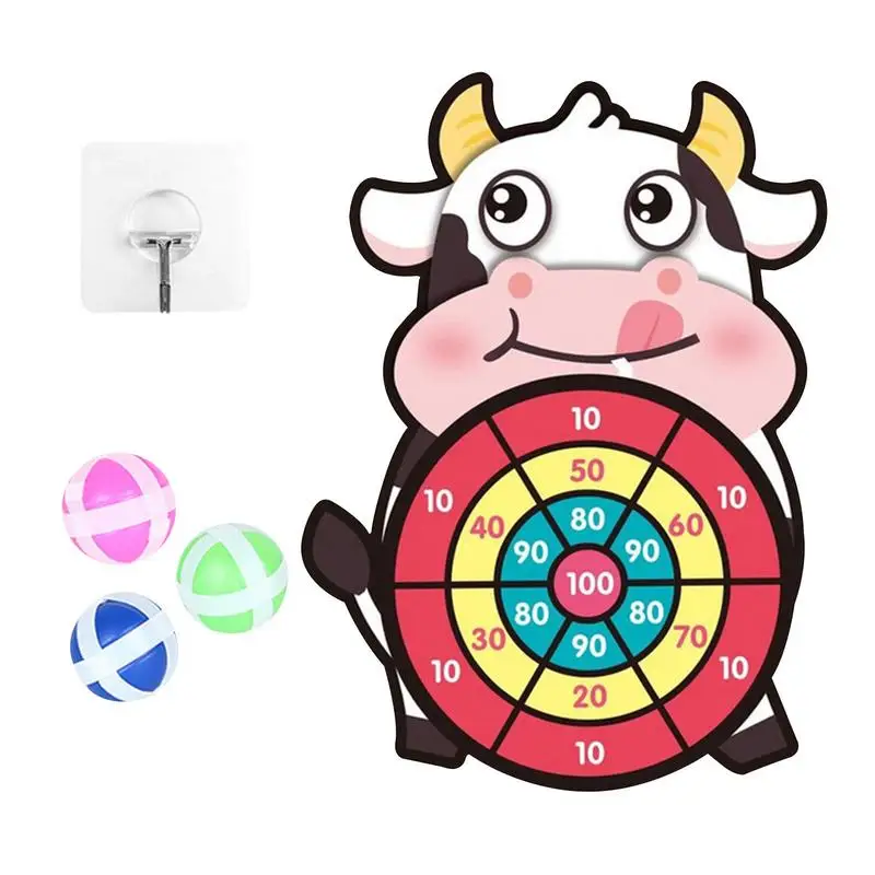 

Kids Dart Board Throwing Target Dartboard With Sticky Ball For Children Outdoor Sports Throwing Darts Games For Kids Ages 4 -10