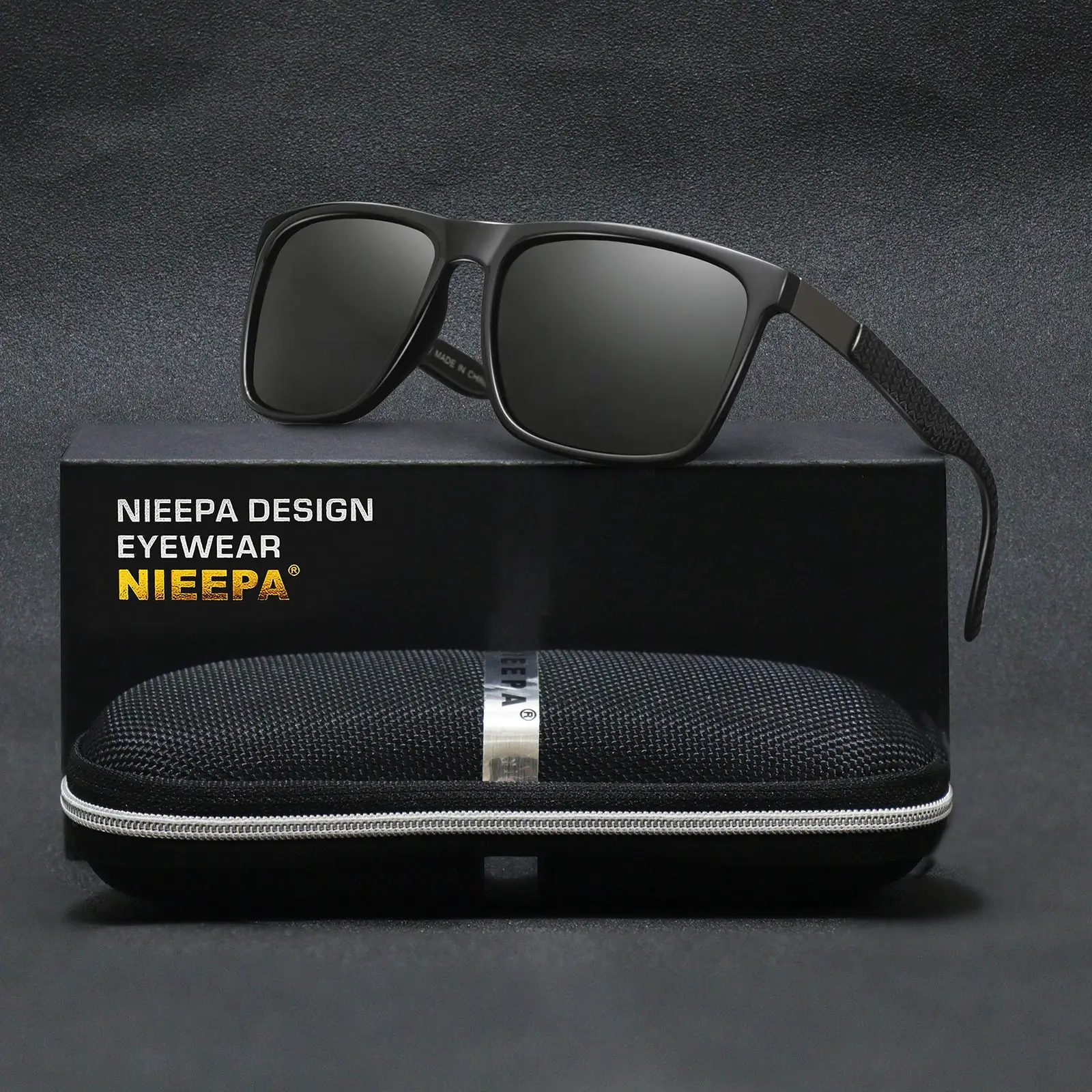 NIEEPA Brand Polarized Sunglasses For Men Plastic Oculos de sol Men's Fashion Square Driving Eyewear Travel Sun Glasses UV400
NIEEPA Brand Polarized Sunglasses For Men Plastic Oculos de sol Men's Fashion Square Driving Eyewear Travel Sun Glasses UV400