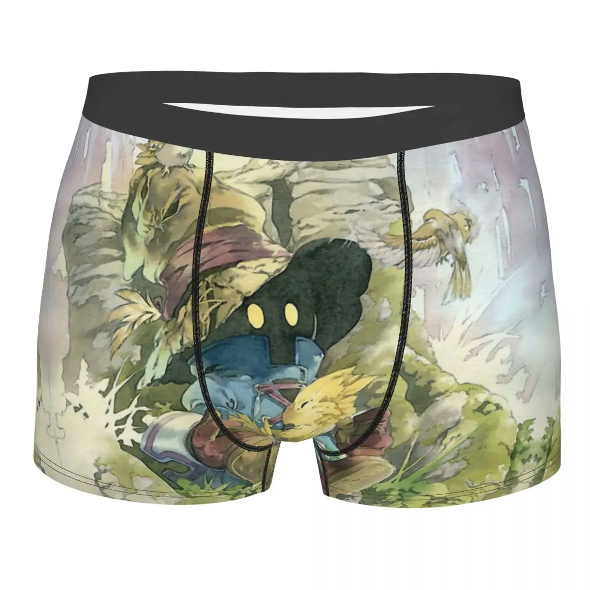 

Final Fantasy Vivi Rain Underpants Cotton Panties Male Underwear Ventilate Shorts Boxer Briefs