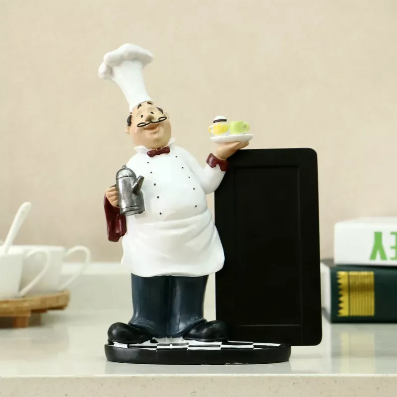 24cm Resin Message Board Mustache Chef Figurines Western Restaurant Kitchen Pastry Shop Craft Home Decoration Accessories
24cm Resin Message Board Mustache Chef Figurines Western Restaurant Kitchen Pastry Shop Craft Home Decoration Accessories