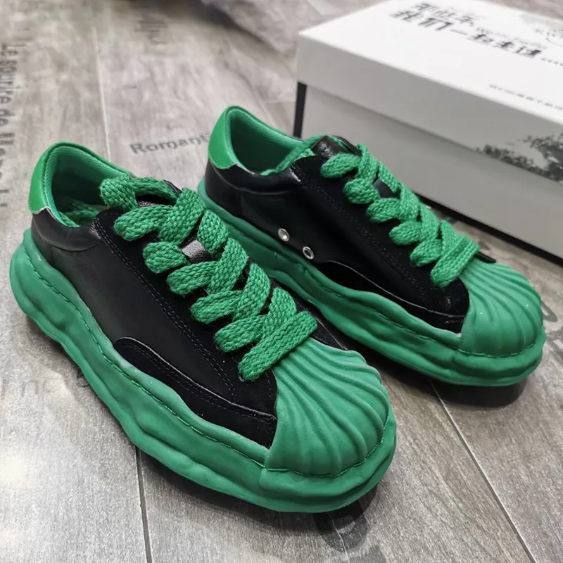 Green Shell Head Dissolving Shoes Women's 2022 Spring New Women's Ins Tide Niche Retro Casual Sneakers Thick-soled Shoes Women
Green Shell Head Dissolving Shoes Women's 2022 Spring New Women's Ins Tide Niche Retro Casual Sneakers Thick-soled Shoes Women