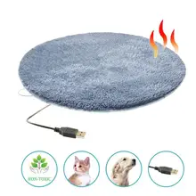 Dog Electric Blanket Warm Dog Bed Mat Indoor Pet Good Thermal Insulation Effect Heating Pads for Cats Dogs with USB Electric Pad
