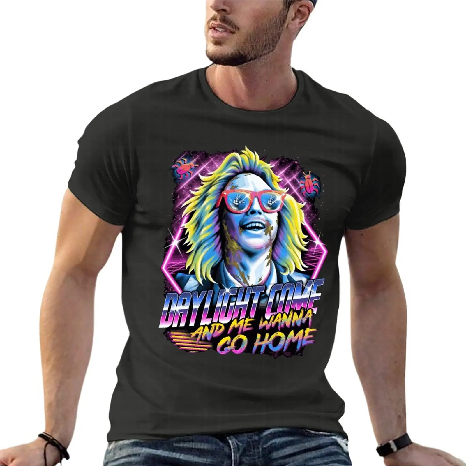 Beetlejuice Daylight Come And Me Wanna Go Home Oversize T-Shirts Personalized Men'S Clothing Short Sleeve Streetwear Tops Tee
Beetlejuice Daylight Come And Me Wanna Go Home Oversize T-Shirts Personalized Men'S Clothing Short Sleeve Streetwear Tops Tee