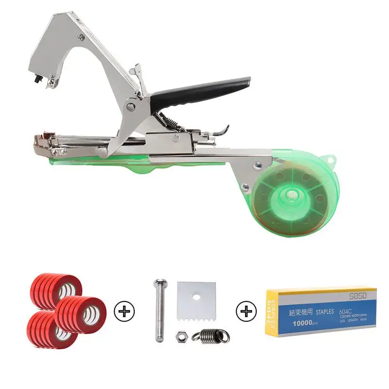 Plant Tying Machine Plant Vine Tying Machine Gardening Tapetool Comes With Tapes S-taples And Replacement Blades
Plant Tying Machine Plant Vine Tying Machine Gardening Tapetool Comes With Tapes S-taples And Replacement Blades