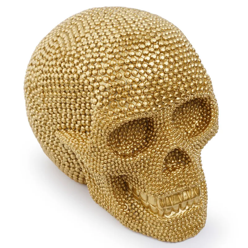 Halloween Decoration Sculpture Big Silver/Gold Skull Statue Resin Crafts Decorative Ornaments Home Decor Figurines
Halloween Decoration Sculpture Big Silver/Gold Skull Statue Resin Crafts Decorative Ornaments Home Decor Figurines