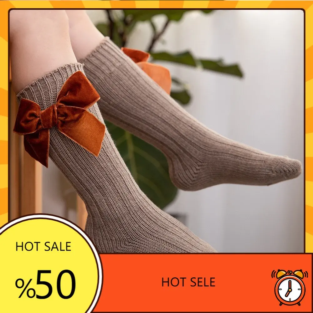 Winter Baby Knee High Socks Kids Girls Velvet Big Bow Cotton Socks Solid Leg Warmer Princess Toddler Long Socks For Children
Winter Baby Knee High Socks Kids Girls Velvet Big Bow Cotton Socks Solid Leg Warmer Princess Toddler Long Socks For Children