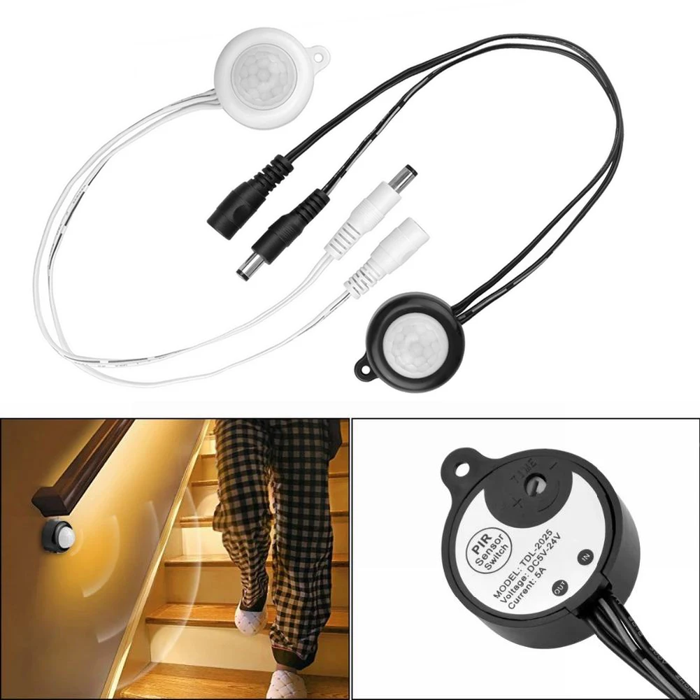 DC 5V-24V 5A Sensor PIR Switch For LED Light Strip Automatic USB Body Infrared PIR Motion Sensor Switch Human Motion Sensor
DC 5V-24V 5A Sensor PIR Switch For LED Light Strip Automatic USB Body Infrared PIR Motion Sensor Switch Human Motion Sensor