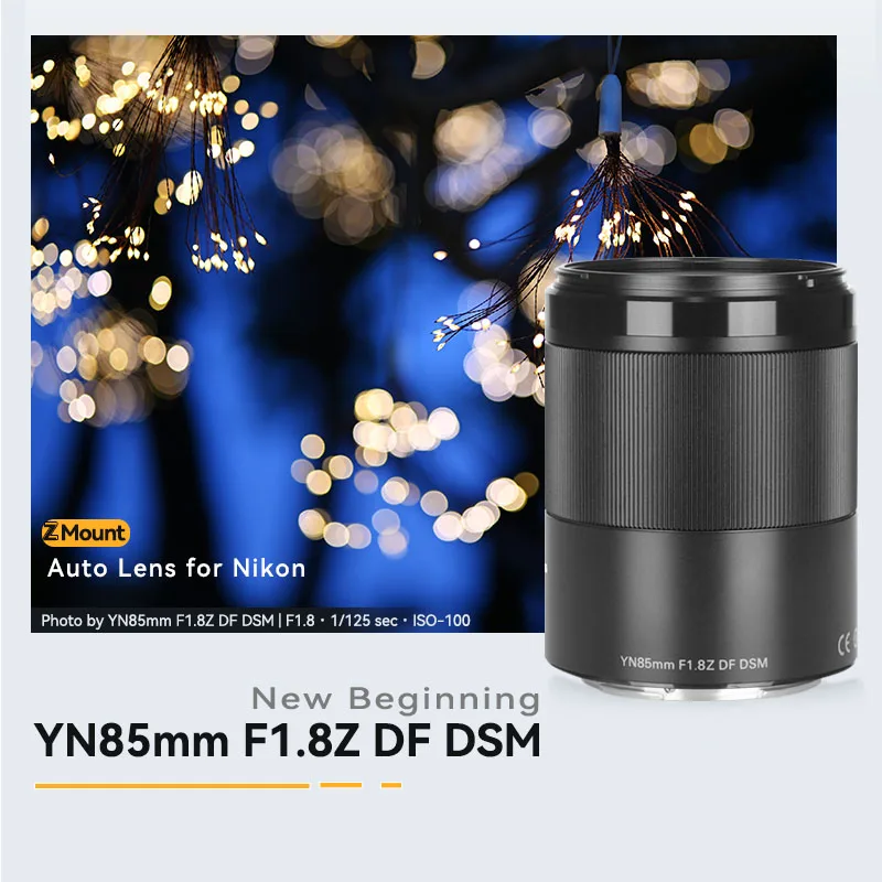 

YONGNUO Camera Lens YN85mm F1.8Z DF DSM Full-Frame Auto Focus Z-Mount Lens For Nikon Z9 Z7 Z5 Z6 Z50