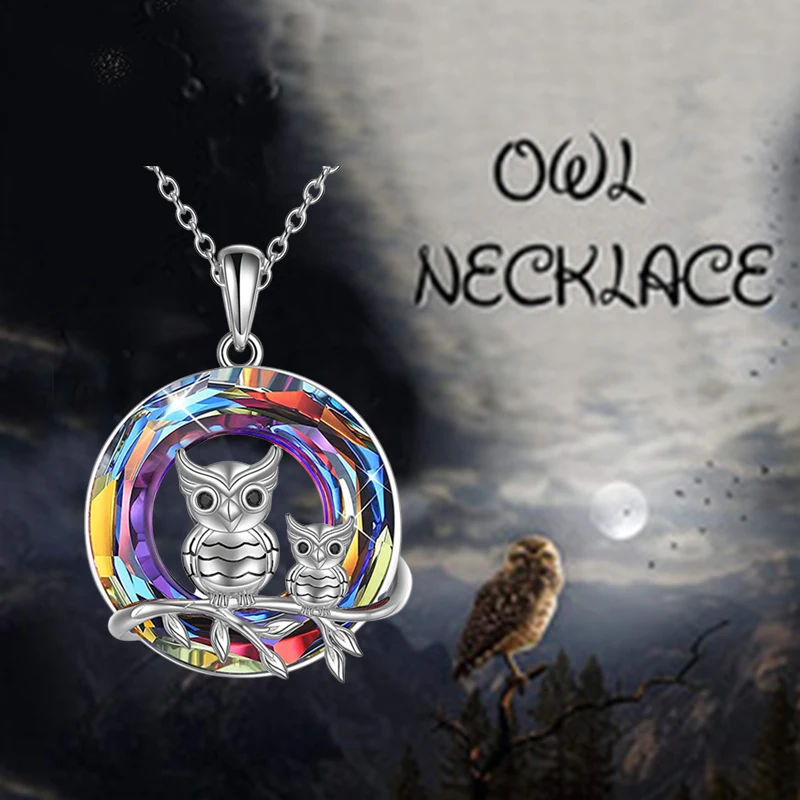 Exquisite Creative Owl Carving Pendant Romantic Inlaid Jewelry Accessories Zircon Cute Ladies Necklace 
Exquisite Creative Owl Carving Pendant Romantic Inlaid Jewelry Accessories Zircon Cute Ladies Necklace