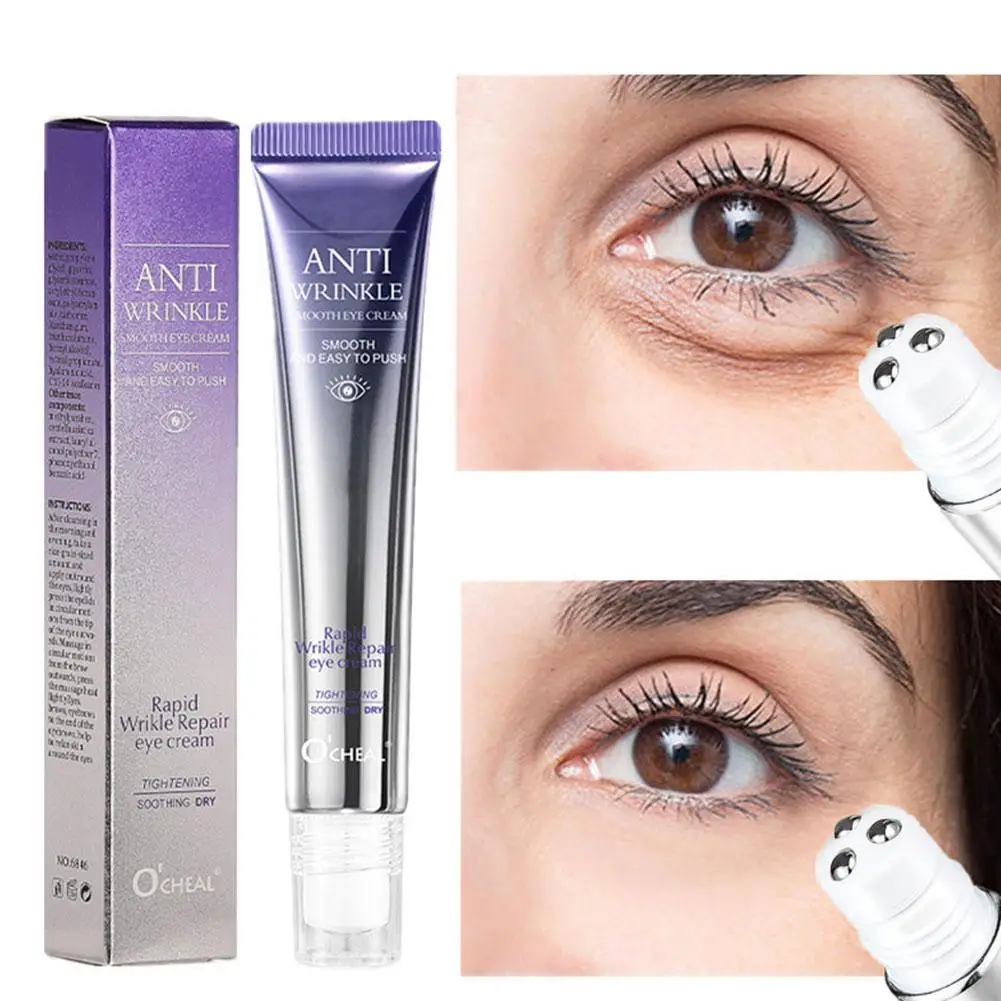 

20g Eye Cream Ball Rolling Wrinkle Removing Moisturizing Product Essence Dark Circles Eye Care Lines Nourishing Reduce Fade O5V4