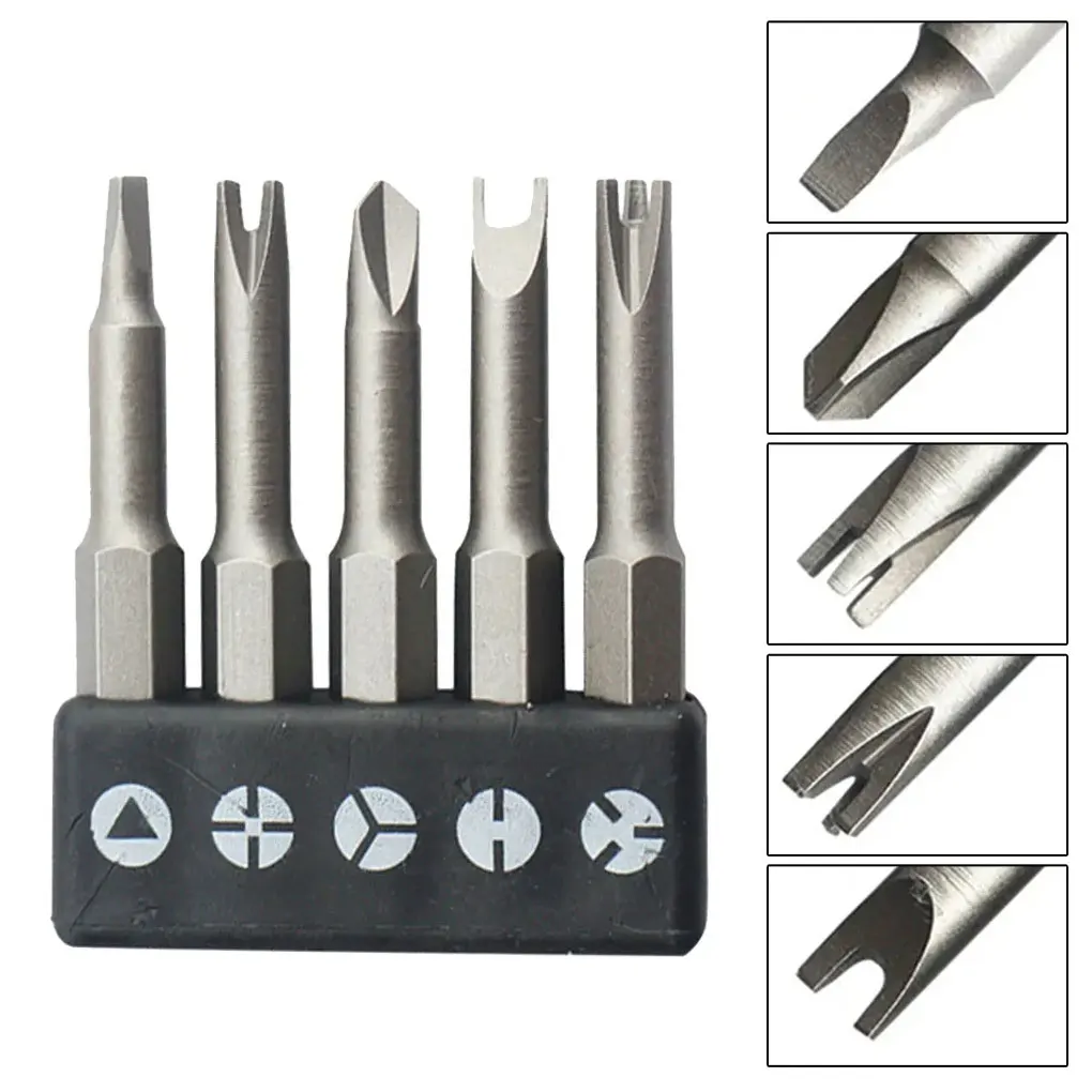 Tool Collection Complete With Points Screwdriver Bit Set The Length Special-shaped Screwdriver Set Suitable For 5pcs
Tool Collection Complete With Points Screwdriver Bit Set The Length Special-shaped Screwdriver Set Suitable For 5pcs