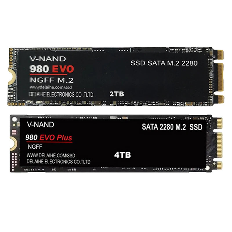 1PC SATA 2280 M.2 SSD NGFF 980 EVO Plus 128GB Internal Solid State Drive Hard Disk M.2 2/4TB for laptop Computer
1PC SATA 2280 M.2 SSD NGFF 980 EVO Plus 128GB Internal Solid State Drive Hard Disk M.2 2/4TB for laptop Computer
