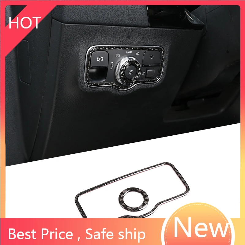 Soft Carbon Fiber Car Headlight Switch Frame Trim For Mercedes Benz B GLB Class W247 X247 2019-2020 Car Accessories
Soft Carbon Fiber Car Headlight Switch Frame Trim For Mercedes Benz B GLB Class W247 X247 2019-2020 Car Accessories