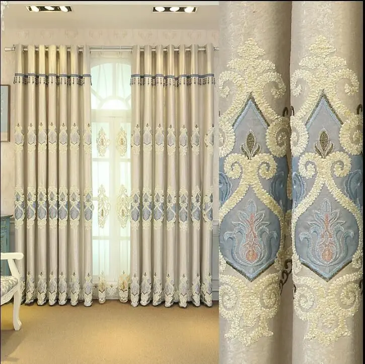European Style Luxury Luxury Embroidered Simple Modern Villa Bay Window Curtains Curtains for Living Dining Room Bedroom
European Style Luxury Luxury Embroidered Simple Modern Villa Bay Window Curtains Curtains for Living Dining Room Bedroom