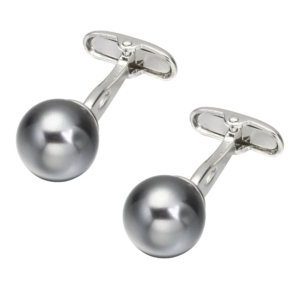 Metal High Quality Cufflinks Fashion Men's and Women's Grey spherical Shirt Cuff Button Jewelry Gift
Metal High Quality Cufflinks Fashion Men's and Women's Grey spherical Shirt Cuff Button Jewelry Gift
