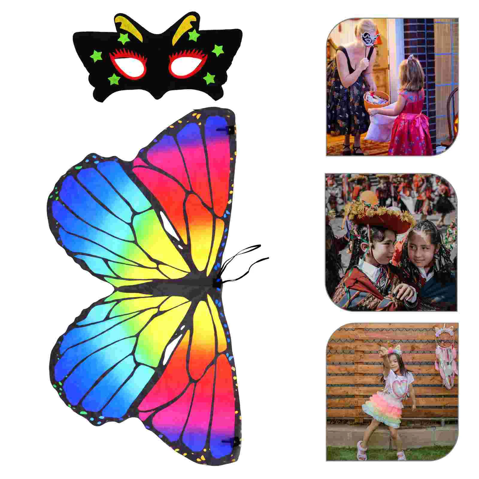 Wings Fairy Kids Party Cape Costume Children Masks Up Toddler Angel Dress Wing Suits Women Cosplay Supplies
Wings Fairy Kids Party Cape Costume Children Masks Up Toddler Angel Dress Wing Suits Women Cosplay Supplies