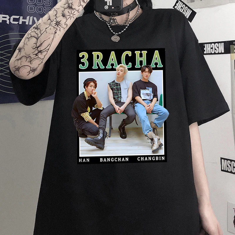 3racha Stray Kids Vintage Retro Band Style 90s T Shirt Summer O-neck tees Stray Kids Skz Straykids Stay Fandom Kpop Jisung Cute
3racha Stray Kids Vintage Retro Band Style 90s T Shirt Summer O-neck tees Stray Kids Skz Straykids Stay Fandom Kpop Jisung Cute