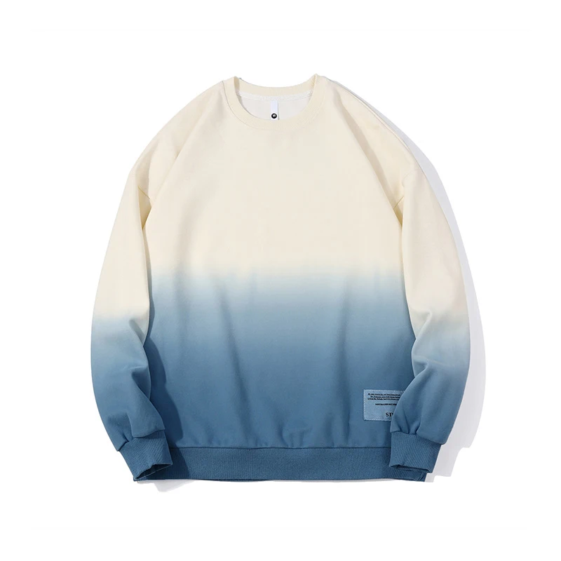 Autumn Round Neck Sweatshirt Men Cotton Casual Gradient Color Harajuku Hoodie Long Sleeve Male Streetwear Top Fashion Shirt 2023
Autumn Round Neck Sweatshirt Men Cotton Casual Gradient Color Harajuku Hoodie Long Sleeve Male Streetwear Top Fashion Shirt 2023