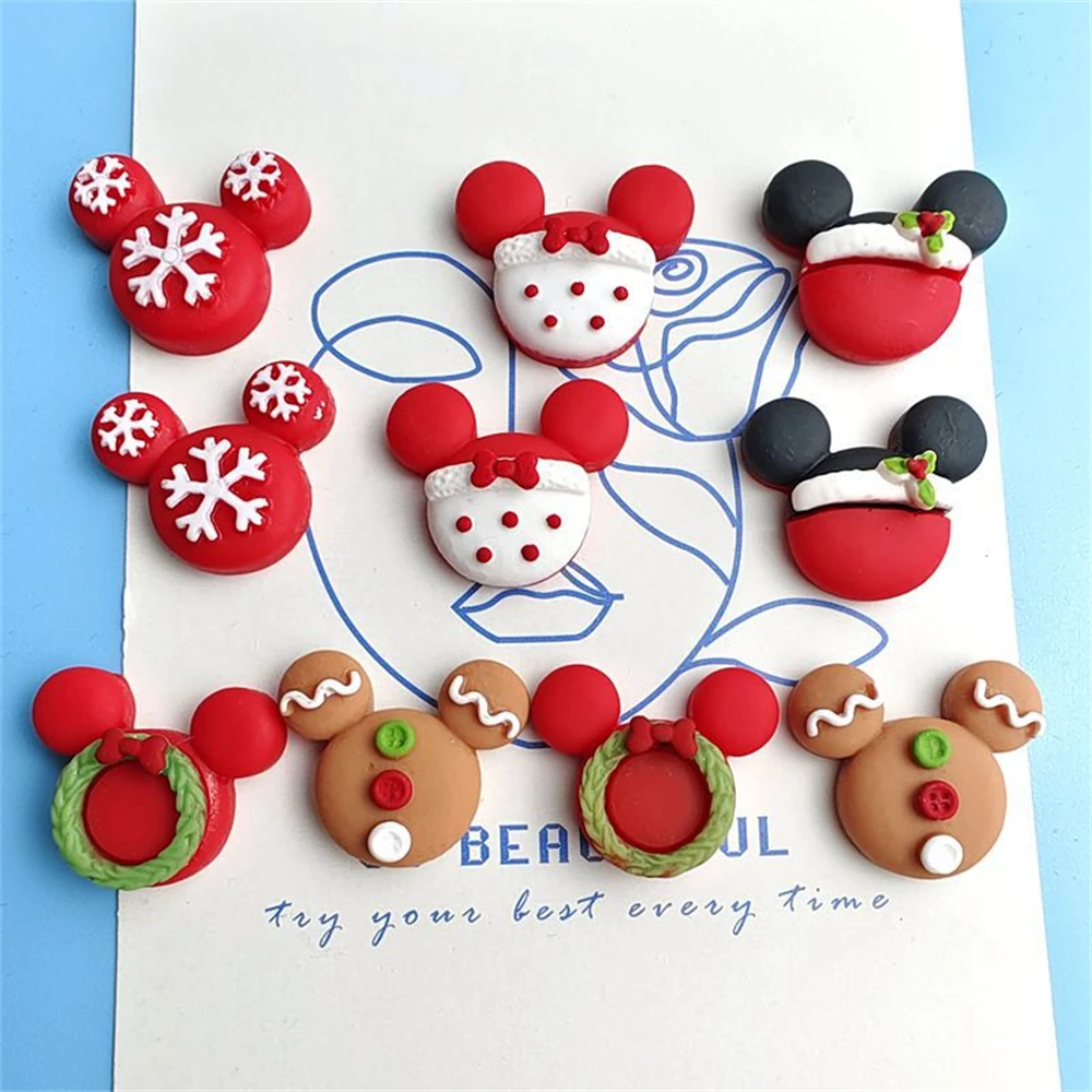New Cartoon Disney Christmas Mickey Head Collection Croc Charms Shoe Accessories 3D Resin Detachable Clogs Sandals Buckle
New Cartoon Disney Christmas Mickey Head Collection Croc Charms Shoe Accessories 3D Resin Detachable Clogs Sandals Buckle