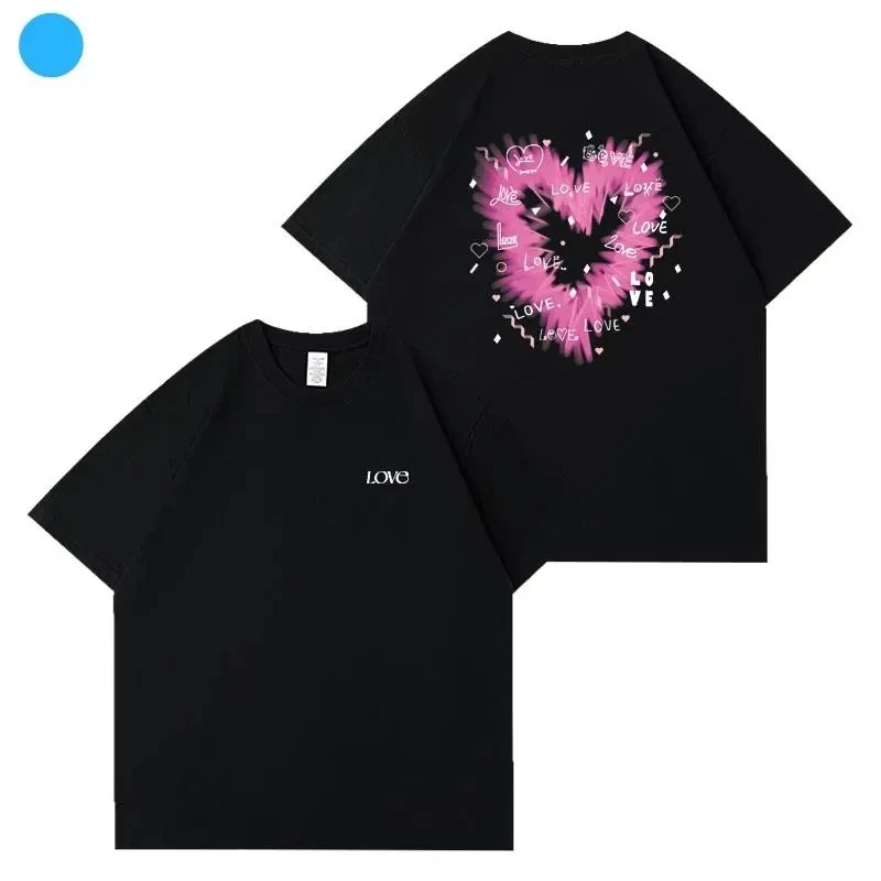Kpop Pink love EN Tour Graffiti Love CARN Vocal Concert Tshirt Cotton Long Short T-shirt Y2K Chic Oversize Female Man Crop Top
Kpop Pink love EN Tour Graffiti Love CARN Vocal Concert Tshirt Cotton Long Short T-shirt Y2K Chic Oversize Female Man Crop Top