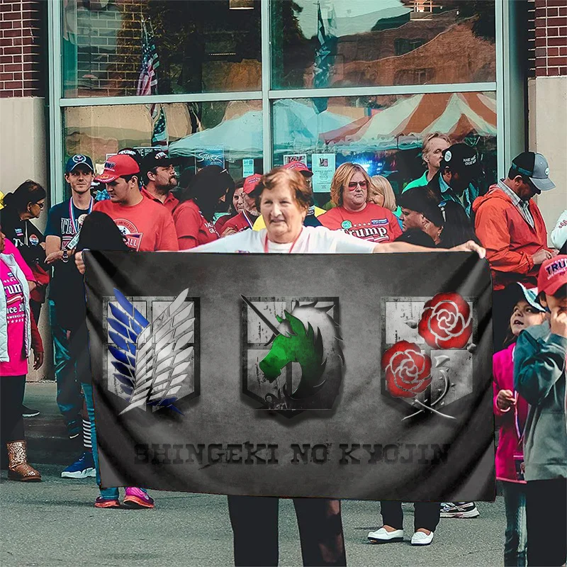 Anime Attack on Titan SHINGEKI NO KYOJIN Banner Flag Party Banner gifts for anime lover
Anime Attack on Titan SHINGEKI NO KYOJIN Banner Flag Party Banner gifts for anime lover