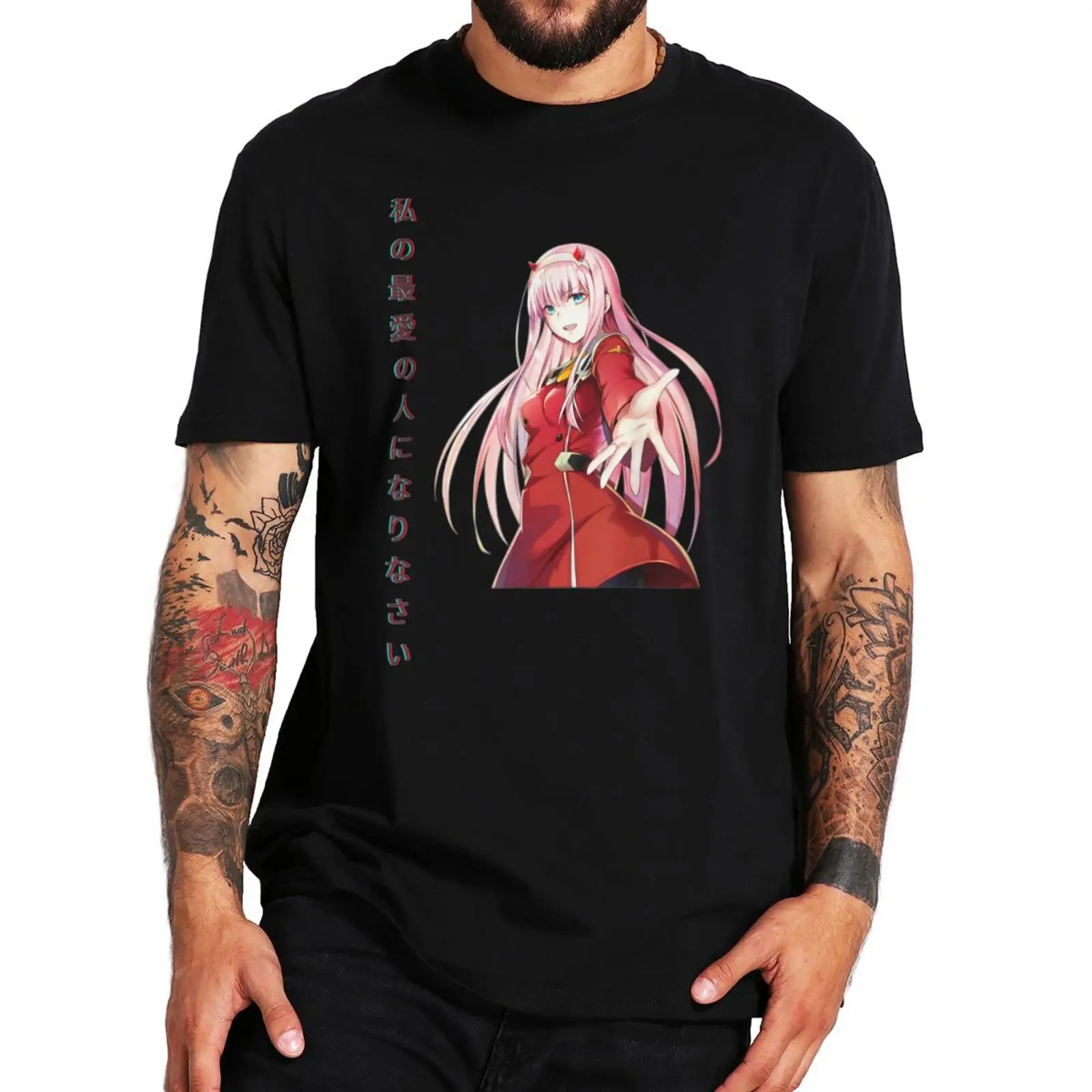 Be My Darling Two Zero T-Shirt Darling In The Franxx Fiction Anime Fan Tee Top 100% Cotton Premium Summer Soft T Shirt EU Size
Be My Darling Two Zero T-Shirt Darling In The Franxx Fiction Anime Fan Tee Top 100% Cotton Premium Summer Soft T Shirt EU Size