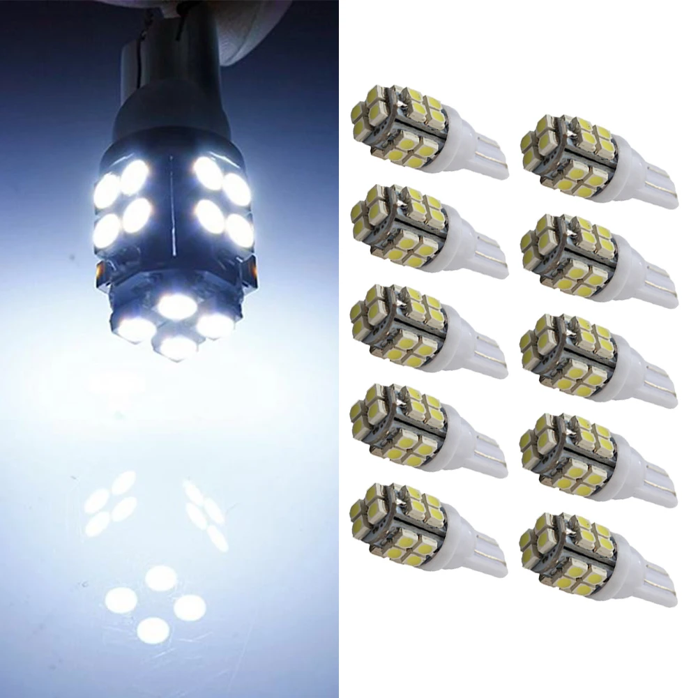 1set(10pcs) Automotive LED Plug-in Bulb T10 1210 20SMD Indicator Light W5W 3528 LED License Plate Light LED License Plate Light
1set(10pcs) Automotive LED Plug-in Bulb T10 1210 20SMD Indicator Light W5W 3528 LED License Plate Light LED License Plate Light
