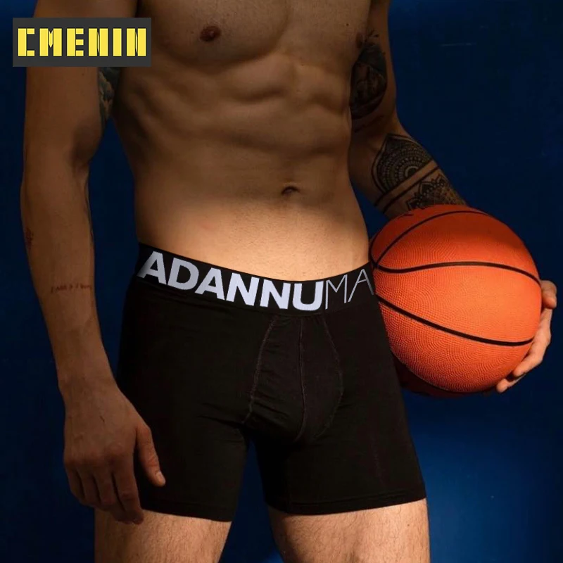 

CMENIN Fashion Cotton Gay Sexy Men Underpants Boxers Shorts Low Waist Trunks Man Underwear Boxer Men's Panties Penis AD7124