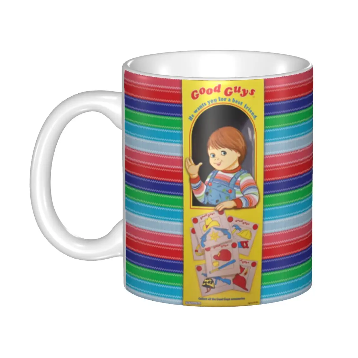 Кружка для хороших парней, Чаки, ужасы, ТВ, фильмы, кофе, керамическая кружка, креативный подарок для мужчин, женщин, мужчин, чашки для работы ... 
Кружка для хороших парней, Чаки, ужасы, ТВ, фильмы, кофе, керамическая кружка, креативный подарок для мужчин, женщин, мужчин, чашки для работы ...