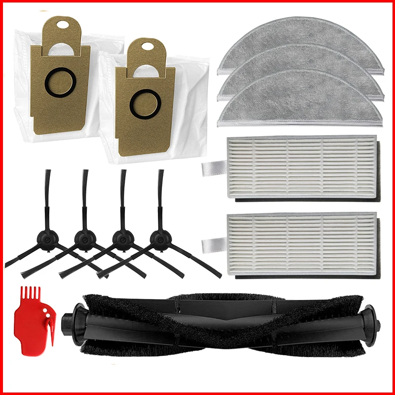 Dust Bags Rolling Side Main Brush HEPA Filters Mops Cloths Rag Replacement Accessories for Lydsto R1 Vacuum Cleaner Spare Parts
Dust Bags Rolling Side Main Brush HEPA Filters Mops Cloths Rag Replacement Accessories for Lydsto R1 Vacuum Cleaner Spare Parts