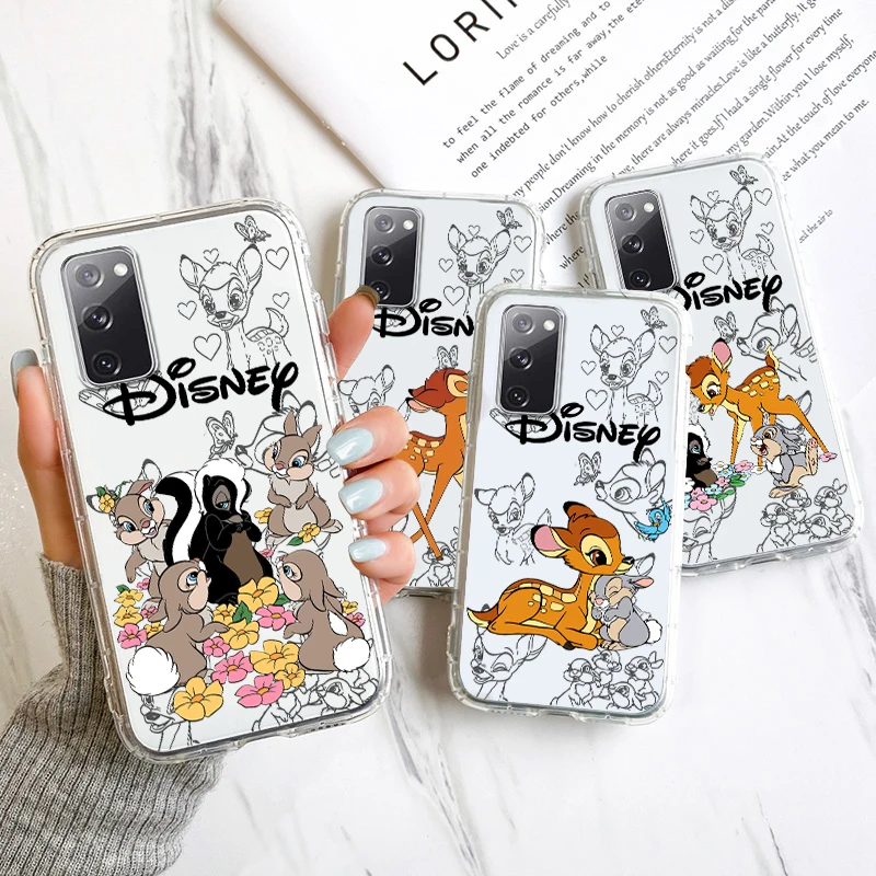 Disney Bambi Cartoon For Samsung A53 A52 A54 A13 A12 A32 A71 A33 A73 A72 A51 A23 A03 5G Transparent Phone Case Cover
Disney Bambi Cartoon For Samsung A53 A52 A54 A13 A12 A32 A71 A33 A73 A72 A51 A23 A03 5G Transparent Phone Case Cover